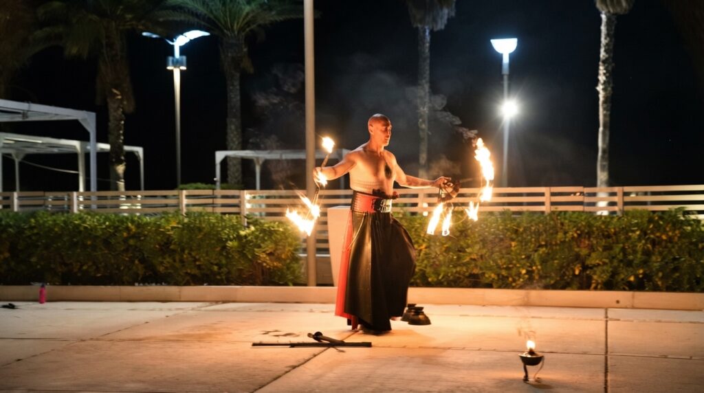 Artisti di strada e performer professionisti per festival, notti bianche e feste di paese. Street band, giocolieri, artisti del fuoco, maghi e spettacoli luminosi in tutta Italia. Twinstudios Events organizza spettacoli itineranti e programmi personalizzati per trasformare strade e piazze in un grande palcoscenico.