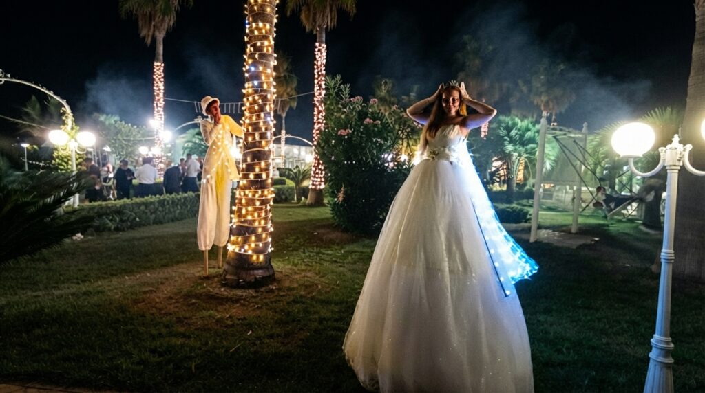 Matrimoni e Feste Private in Puglia | Musica, Spettacoli e Allestimenti – TwuinStudios Events organizza matrimoni e feste private in Puglia con musica dal vivo, DJ set, spettacoli, animazione, allestimenti personalizzati. Un unico referente coordina artisti, intrattenimento e servizi su misura per ogni evento.
