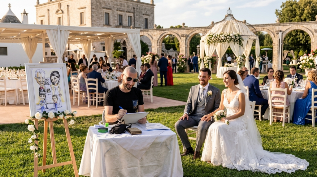Il Caricaturista, caricature per matrimonio e eventi Lecce e provincia