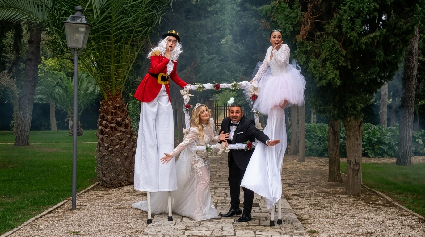 coppia-trampolieri-natale-sposi