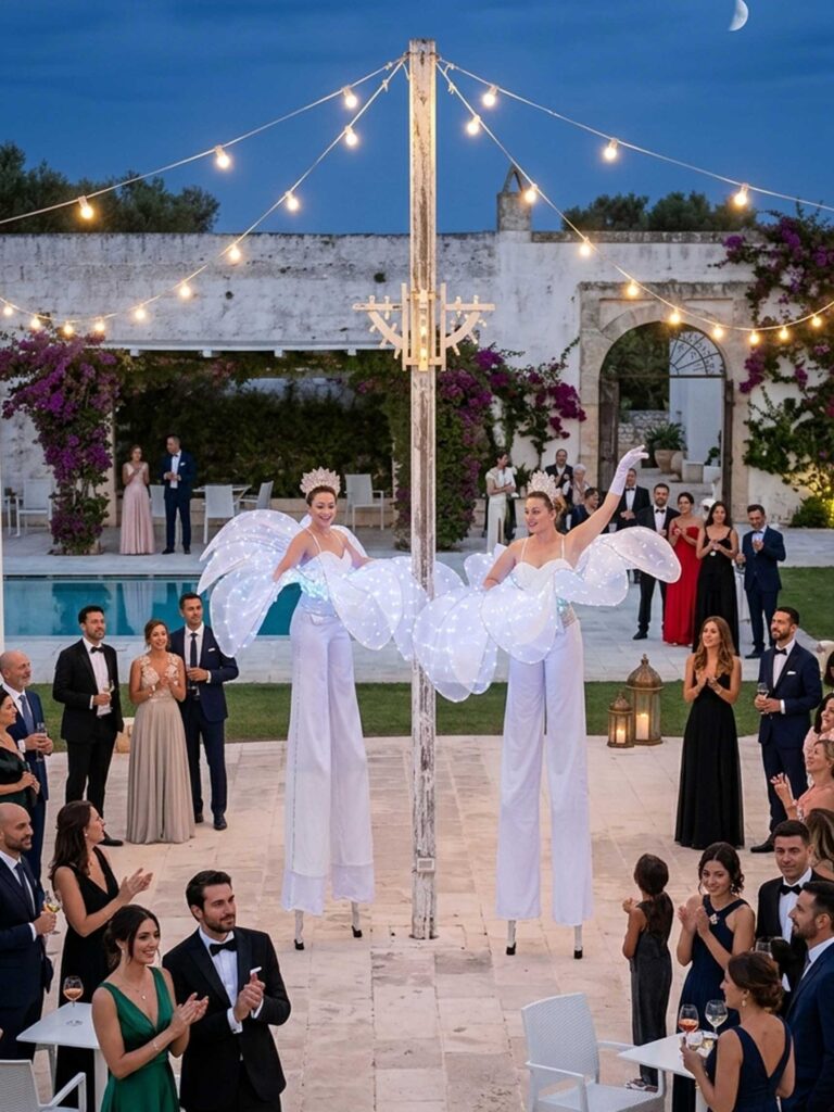 duo-altea-trampoliere-fiori-luminosi-eventi-esclusivi-puglia-matrimonio-artistidistrada duo-altea-trampoliere-fiori-luminosi-eventi-esclusivi-puglia-matrimonio-artistidistrada