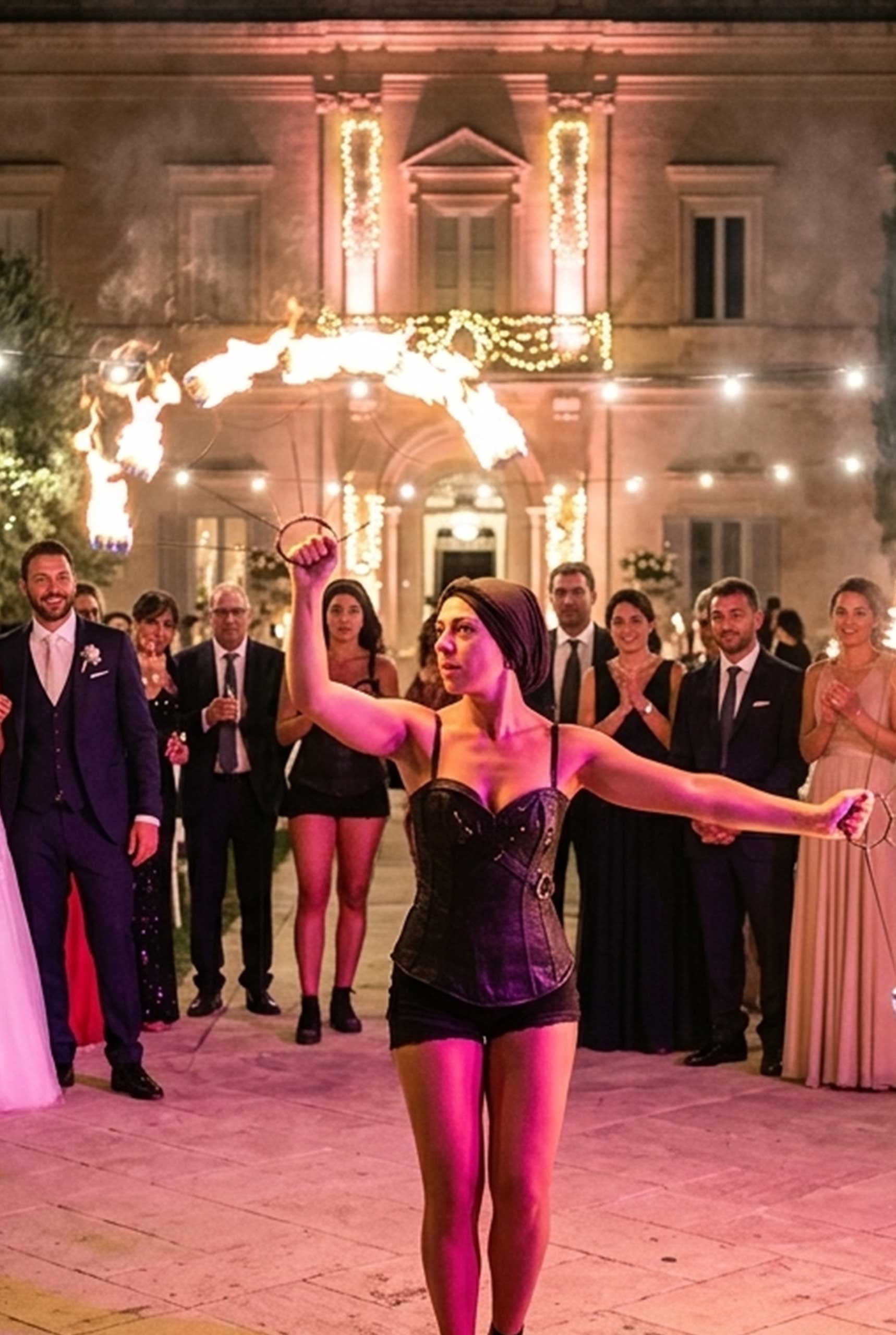 blue-lady-fire-spettacolo-fuoco-matrimonio-puglia-artistidistrada