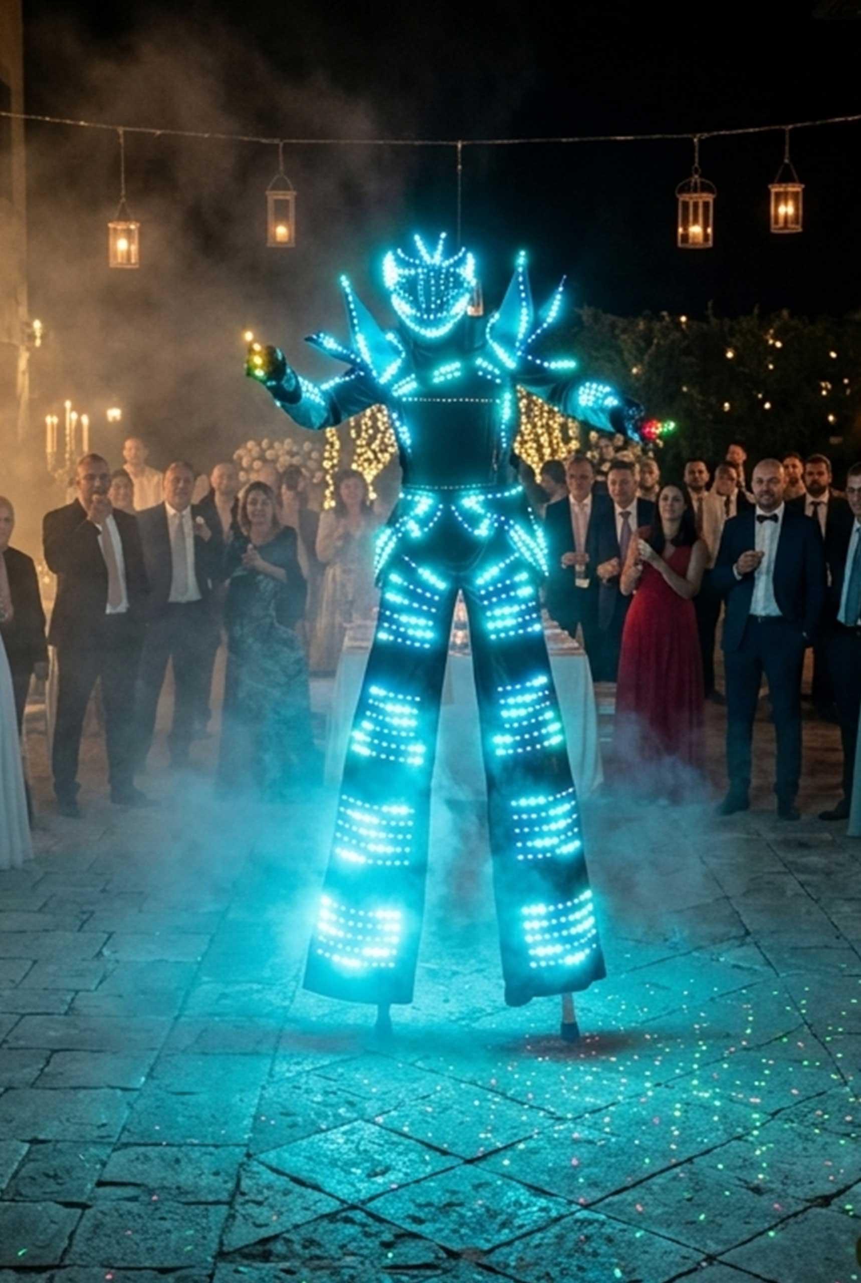 trampoliere-robot-eventi-esclusivi-puglia-matrimonio-artistidistrada