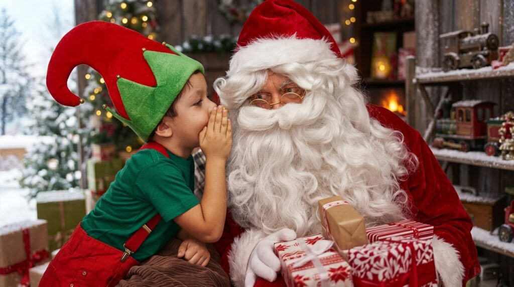 Porta la magia del Natale nel tuo evento con Babbo Natale, Elfi, bolle di sapone, neve artificiale e spettacoli musicali per tutte le età.