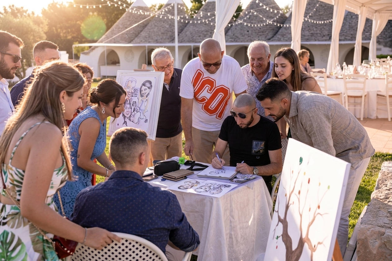 il-caricaturista-carmelo-de-carlo-matrimonio-lecce-brindisi-taranto